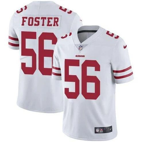 Men San Francisco 49ers #56 Reuben Foster Nike White Player Limited NFL Jersey